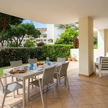 شقة Holidays & Hacienda Playa Elviria 300 M Beach, Garden ,marbella ماربيا