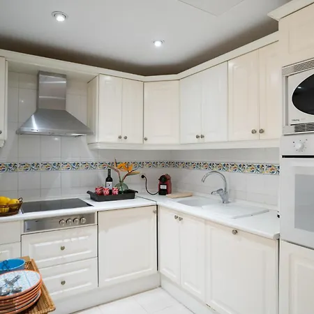 公寓 Holidays & Hacienda Playa Elviria 300 M Beach, Garden ,marbella
