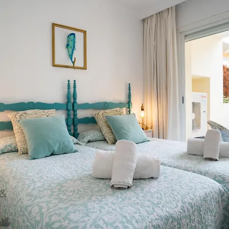 Hacienda Playa Elviria 300 M Playa,jardin , 2 Hab ,marbella Daire *