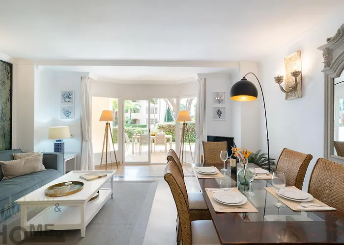 Hacienda Playa Elviria 300 M Playa,jardin , 2 Hab ,marbella *